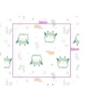 Musilin swaddling towel 110 * 120 newborn bath towel double layer gauze single baby nursing towel