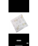 Musilin swaddling towel 110 * 120 newborn bath towel double layer gauze single baby nursing towel