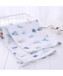 Musilin swaddling towel 110 * 120 newborn bath towel double layer gauze single baby nursing towel