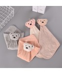 Hanging household kitchen cartoon coral velvet towel cute bear bathroom absorbent towel customized