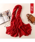 Manufacturers direct spring and summer sunscreen Dutch linen pure color scarves simple fashion beach sunscreen shawl glossy scarves