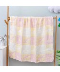 8-layer cotton gauze cover quilt, newborn bubble gauze cover blanket, infant high-density gauze cover quilt, autumn and winter bath towel