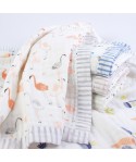 Wholesale baby cotton gauze bath towel newborn class a 6-layer gauze children's quilt bath towel gauze