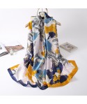 Autumn Korean fashion warm silk scarf art elegant travel sunscreen beach towel neck decoration shawl