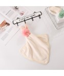 Detachable Plush Baby Towel, hanging absorbent small square towel, bathroom, toilet, kitchen towel wholesale