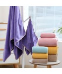 New popular color coral velvet warp knitted towel bath towel men's and women's suits water absorbent adult couple towel logo customization