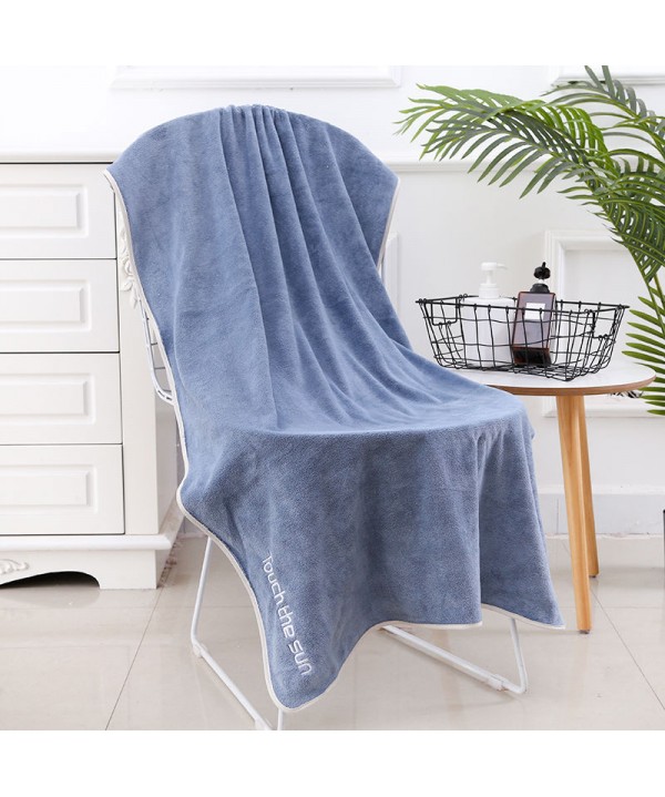 Bath towel superfine fiber 70 * 140 absorbent soft hair bath towel youth home quick drying towel for men and women