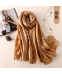 Manufacturers direct spring and summer sunscreen Dutch linen pure color scarves simple fashion beach sunscreen shawl glossy scarves