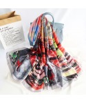 European and American autumn and winter new long silk scarf simulation silk satin sunscreen long towel beach towel trend shawl decoration spot