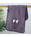 High density coral velvet washcloth creative cute rabbit ear absorbent towel lovers towel logo customization