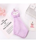 Hanging household kitchen cartoon coral velvet towel lovely sleeping rabbit bathroom water absorbent towel customized