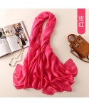 Manufacturers direct spring and summer sunscreen Dutch linen pure color scarves simple fashion beach sunscreen shawl glossy scarves