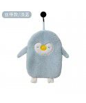 Kitchen household Penguin hanging hand towel cute cartoon children's hand towel super absorbent small towel for washing dishes