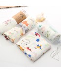 Musilin swaddling towel 110 * 120 newborn bath towel double layer gauze single baby nursing towel