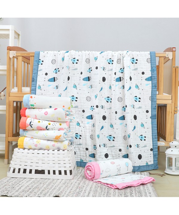 Wholesale cotton bath towel 6 layers of gauze children quilt gauze blanket 120 * 150 kindergarten gauze blanket gauze blanket blanket