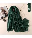 Manufacturers direct spring and summer sunscreen Dutch linen pure color scarves simple fashion beach sunscreen shawl glossy scarves