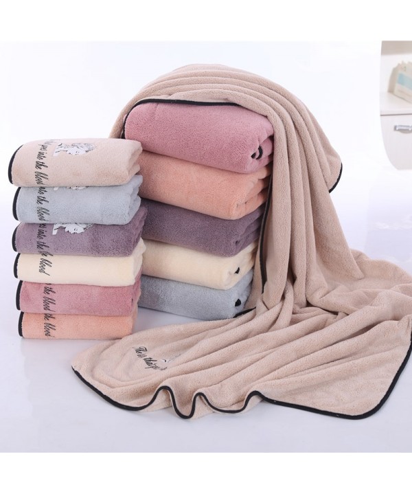 High density coral velvet towel bath towel offset fiber adult wash face absorbent Beach Towel Gift wholesale custom logo