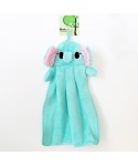 Cartoon animal hanging microfiber towel bow coral velvet towel chenille towel wholesale