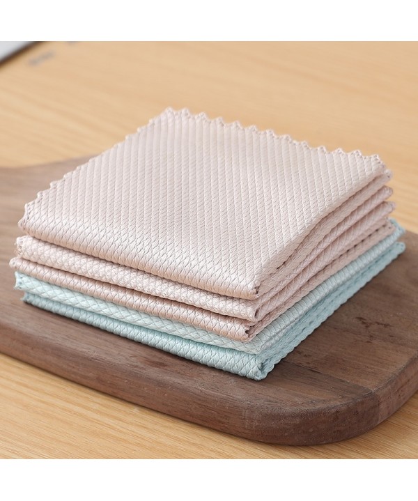 Kitchen degreasing cleaning cloth multi purpose double sided fish scale cloth kitchen dishwashing towel square cleaning cloth