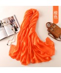 Manufacturers direct spring and summer sunscreen Dutch linen pure color scarves simple fashion beach sunscreen shawl glossy scarves