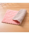 Coral cashmere dishcloth household kitchen dishcloth is soft and easy to clean