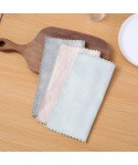 Kitchen degreasing cleaning cloth multi purpose double sided fish scale cloth kitchen dishwashing towel square cleaning cloth