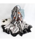 Korean autumn simulation silk scarf summer air conditioning room shawl sunscreen beach towel out sunshade shawl wholesale