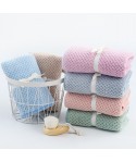 Home use adult men's and women's Pineapple face wash towel thickened coral wool absorbent quick drying towel custom logo