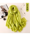 Manufacturers direct spring and summer sunscreen Dutch linen pure color scarves simple fashion beach sunscreen shawl glossy scarves