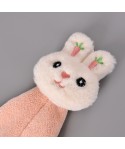 Household kitchen hanging cute rabbit towel coral velvet creative toilet water absorbent children towel