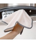 Hanging type coral velvet towel dishcloth kitchen cleaning towel does not lose hair absorbent pineapple dishcloth towel