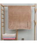 Mood towel creative embroidered words coral fiber bath towel thickened absorbent towel wholesale net red facial towel customization