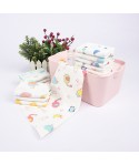 Factory wholesale four layer gauze children's towel lock printing children's towel gauze facial towel 25 * 50 facial towel