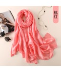 Manufacturers direct spring and summer sunscreen Dutch linen pure color scarves simple fashion beach sunscreen shawl glossy scarves