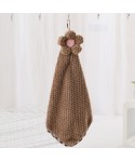 Hanging coral velvet towel, sunflower towel, kitchen towel, soft absorbent towel wholesale