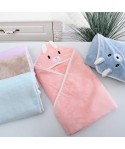 Baby blanket coral soft and comfortable children's Cape warm skin friendly cartoon Cape bath towel wrapped towel wholesale