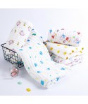 Cotton yarn 6-layer bubble gauze children's quilt Pumi gauze baby bath towel 110 * 110 gauze bath towel