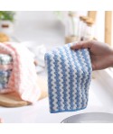 Factory direct selling cationic coral wool absorbent dishcloth oil free dishcloth kitchen cleaning towel dishcloth cleaning cloth