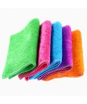 Bamboo fiber dishwashing towel is not easy to get oil, double sided thickened dishwashing cloth, cleaning cloth, kitchen dishwashing cloth, dishcloth wholesale