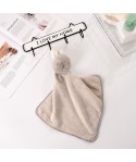 Detachable Plush Baby Towel, hanging absorbent small square towel, bathroom, toilet, kitchen towel wholesale