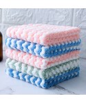 Oil free dishwashing cloth thickened water absorbent hand towel kitchen cleaning cloth dishwashing towel face small square towel does not lose hair