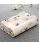 Musilin swaddling towel 110 * 120 newborn bath towel double layer gauze single baby nursing towel