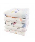 Wholesale baby cotton gauze bath towel newborn class a 6-layer gauze children's quilt bath towel gauze