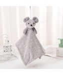 Cross border wholesale household bamboo fiber towel hanging cute coral velvet cartoon mouse kitchen towel