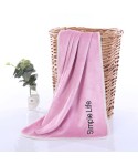 Creative embroidered coral velvet towel thickened absorbent towel wholesale net red couple facial towel custom logo