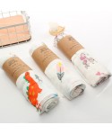 Musilin swaddling towel 110 * 120 newborn bath towel double layer gauze single baby nursing towel