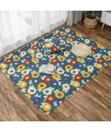 All cotton picnic mat autumn outing moisture-proof mat outdoor portable picnic mat field lawn picnic cloth thickening