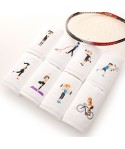 Cotton sports towel 110g thickened 20 * 110cm golf towel embroidery custom logo advertising towel