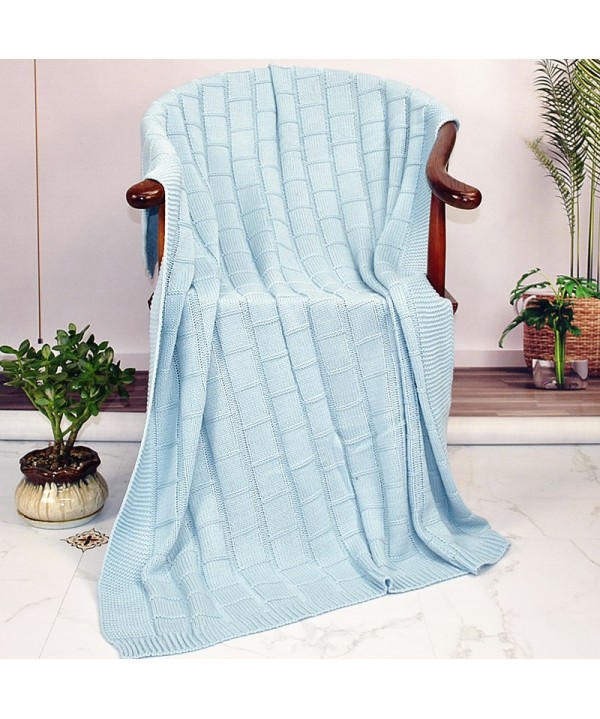 Custom knitted blanket milestone blanket bamboo fiber blanket home decoration blanket knee blanket bed end hanging blanket 