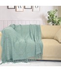 Bohemian office knitting Blanket Sofa blanket air conditioning blanket tapestry tassel blanket homestay bed tapestry Chinese style 